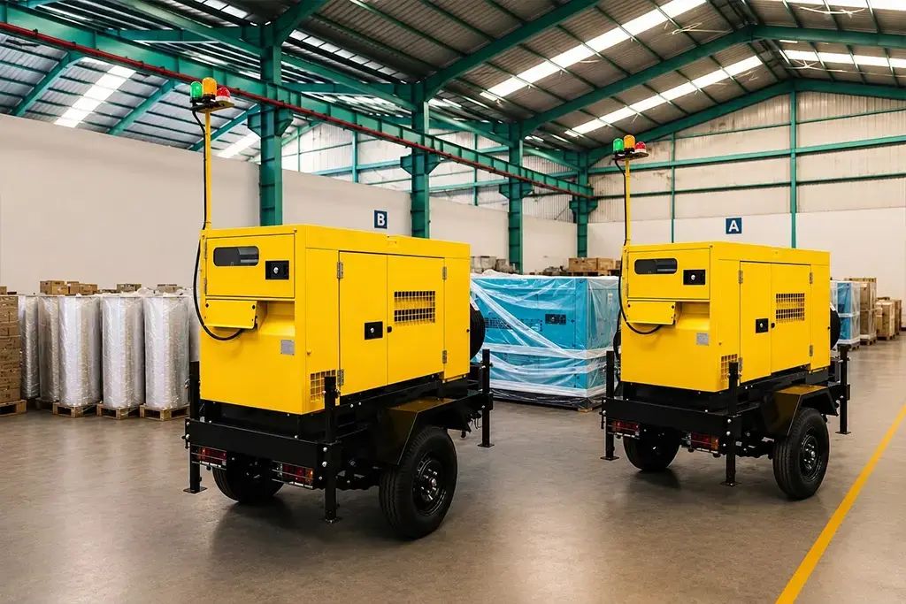 Proyek Genset Portabel Airman 20 kVA - Garuda Greta Nusantara